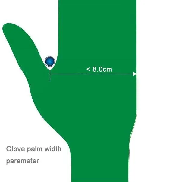 100-pack Ammex Nitrile Disposable Gloves - Durable and Protective