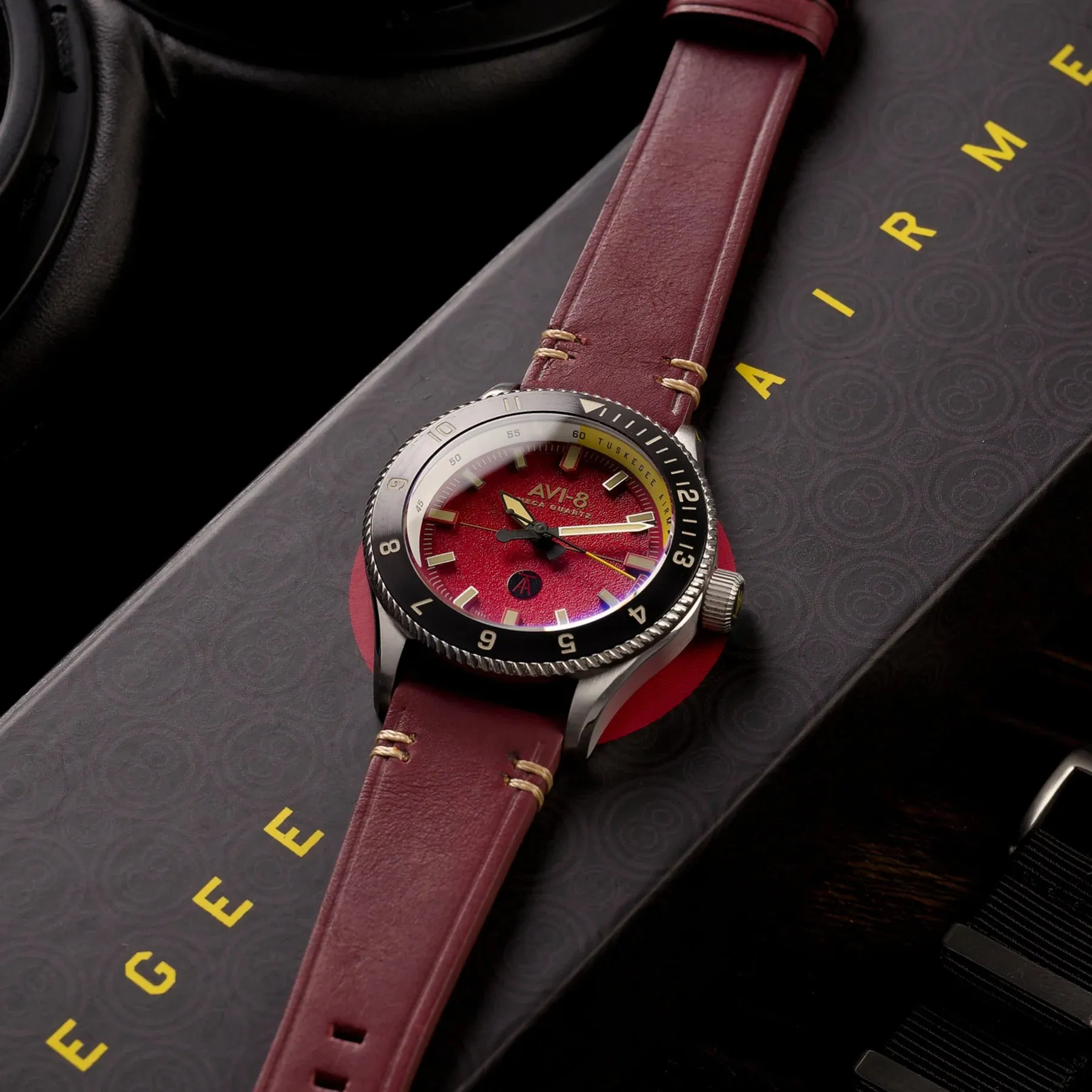 AVI-8 Men's Ramitelli Tuskegee Airmen Meca-Quartz Limited Edition Watch AV-4103-04