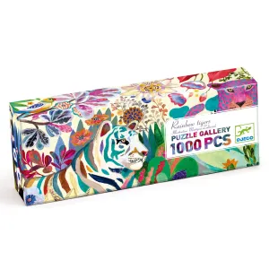 Djeco Gallery Puzzle - Rainbow Tigers 1000 pcs