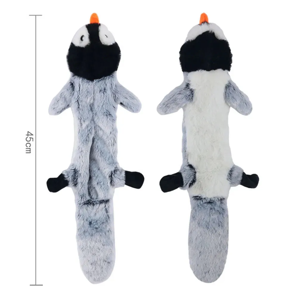 Manhan Funny No Stuffing Dog Toy with Squeakers