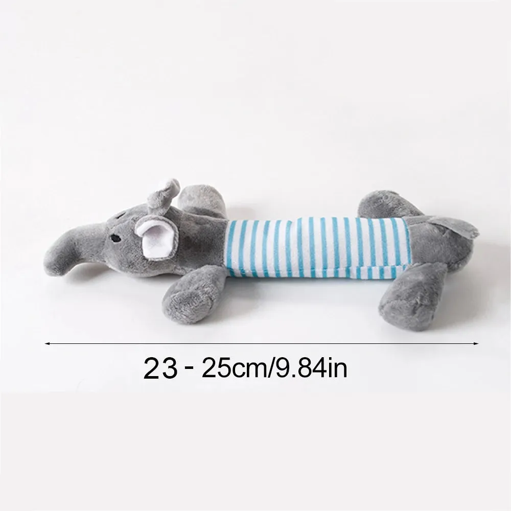 Manhan Funny No Stuffing Dog Toy with Squeakers