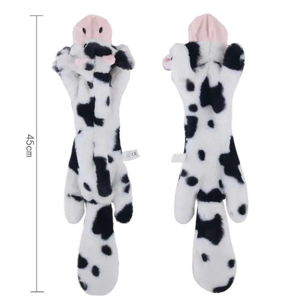 Manhan Funny No Stuffing Dog Toy with Squeakers