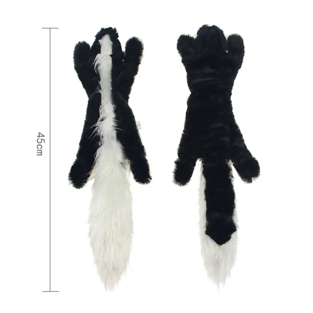 Manhan Funny No Stuffing Dog Toy with Squeakers