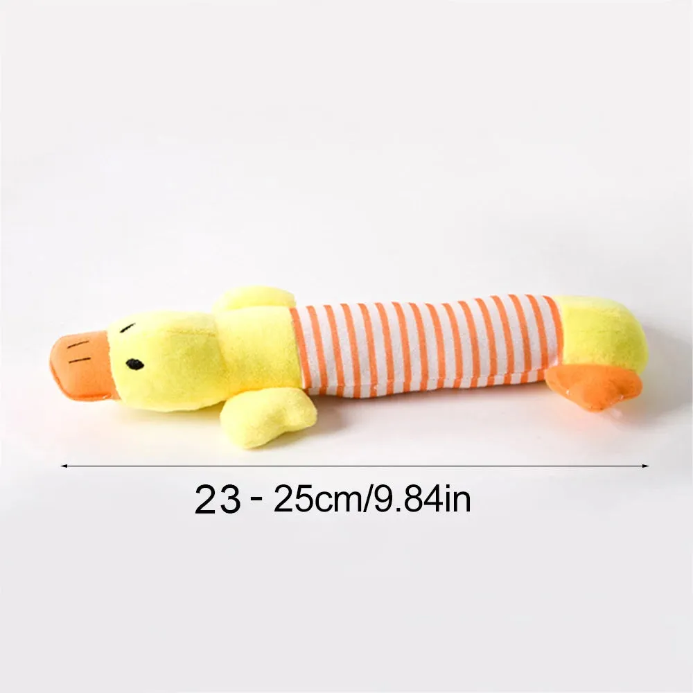 Manhan Funny No Stuffing Dog Toy with Squeakers