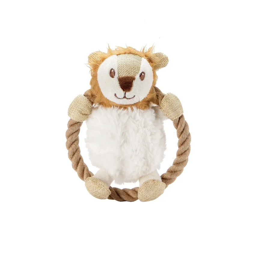 Petique, Hula Hemp Rope Lion Dog Toy