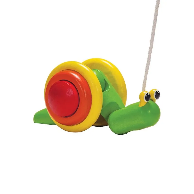Plan Toys Snail Pull Toy Original