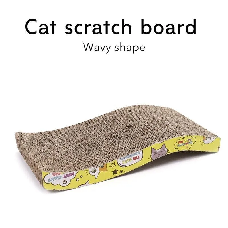 Simple Scratching Board with Catnip for Cats