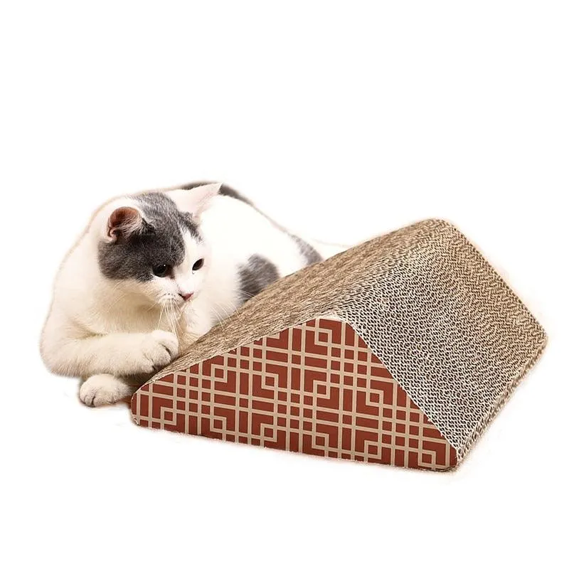 Simple Scratching Board with Catnip for Cats