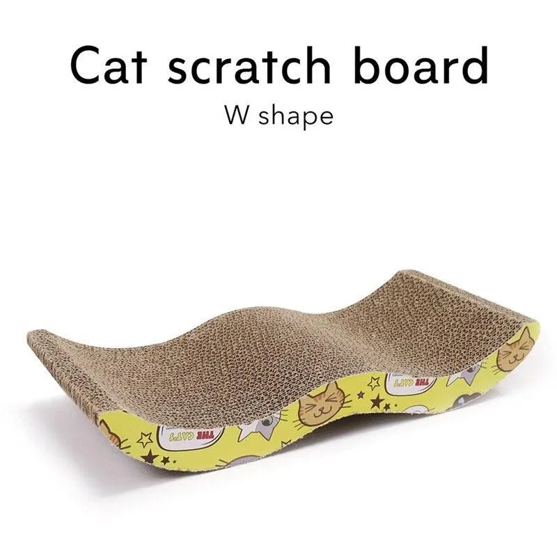 Simple Scratching Board with Catnip for Cats