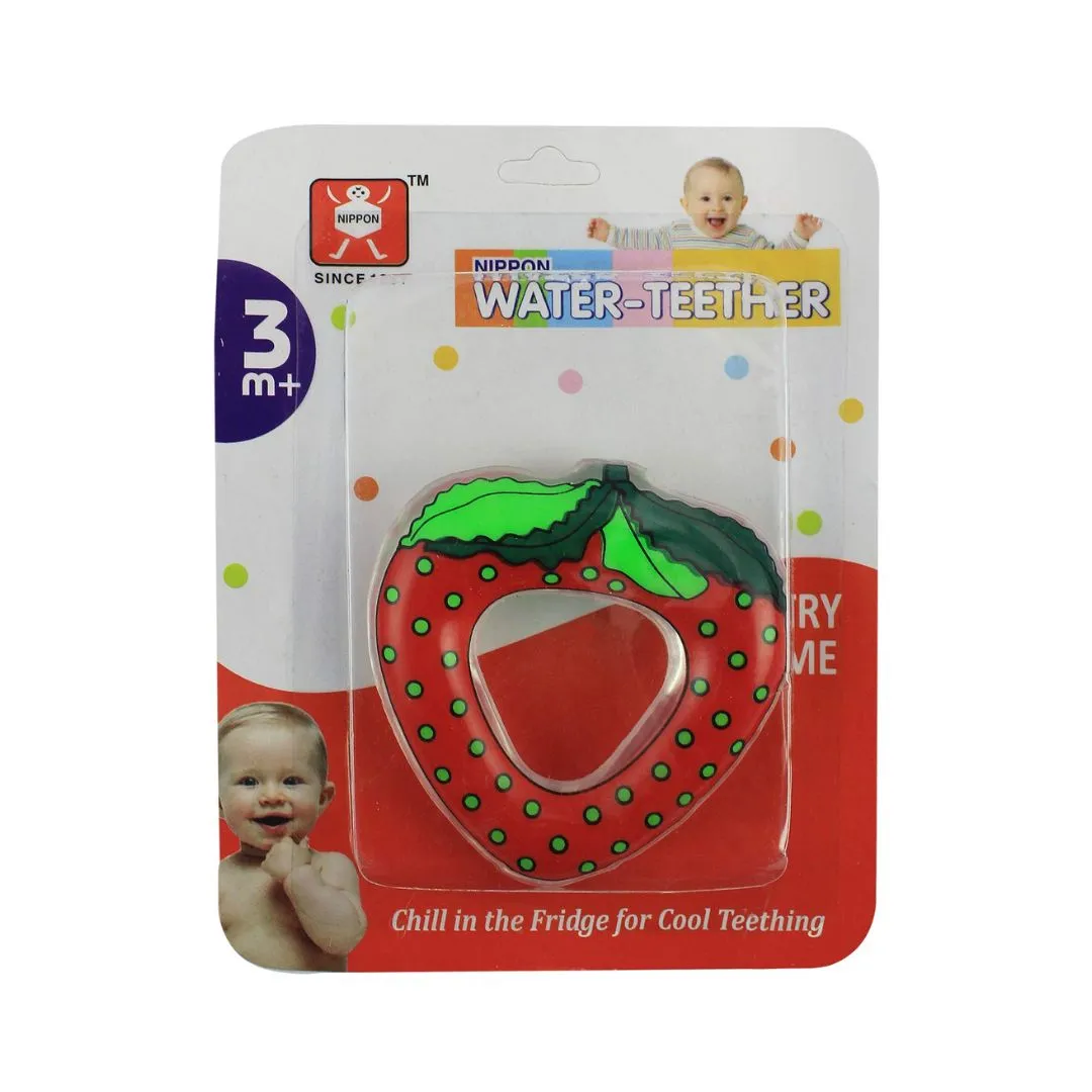 Water Teether | Smoothing Soft Chilled Teether for Baby | 3  Months Babies - Multi Color